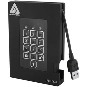 Apricorn Aegis Padlock Fortress HDD ext. 2,5 2TB USB 3.0