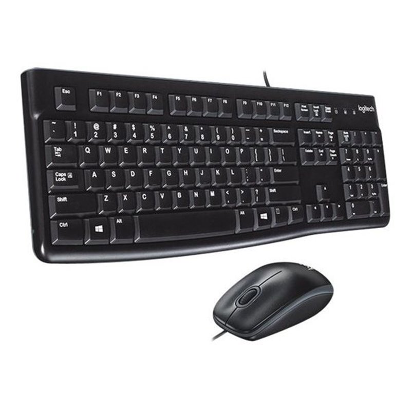 Logitech Desktop MK120 keyboard and mouse set wired