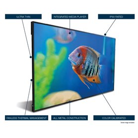 DynaScan 55″ display - High Brightness Fanless LCD with Narrow Bezel