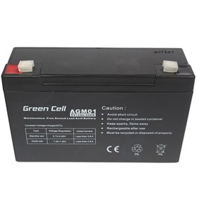 Green Cell Gel Battery AGM 6V 12Ah