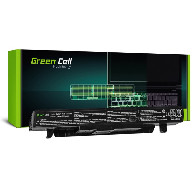 Green Cell PRO Laptop Battery A41N1424 for Asus GL552 GL552J GL552JX GL552V GL552VW GL552VX ZX50 ZX50J ZX50V Green Cell PRO Laptop Battery A41N1424 for Asus GL552 GL552J GL552JX GL552V GL552VW GL552VX ZX50 ZX50J ZX50V