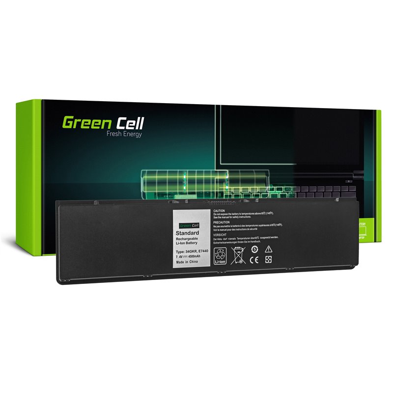 Green Cell PRO Laptop Battery 34GKR F38HT for Dell Latitude E7440 Green Cell PRO Laptop Battery 34GKR F38HT for Dell Latitude E7440