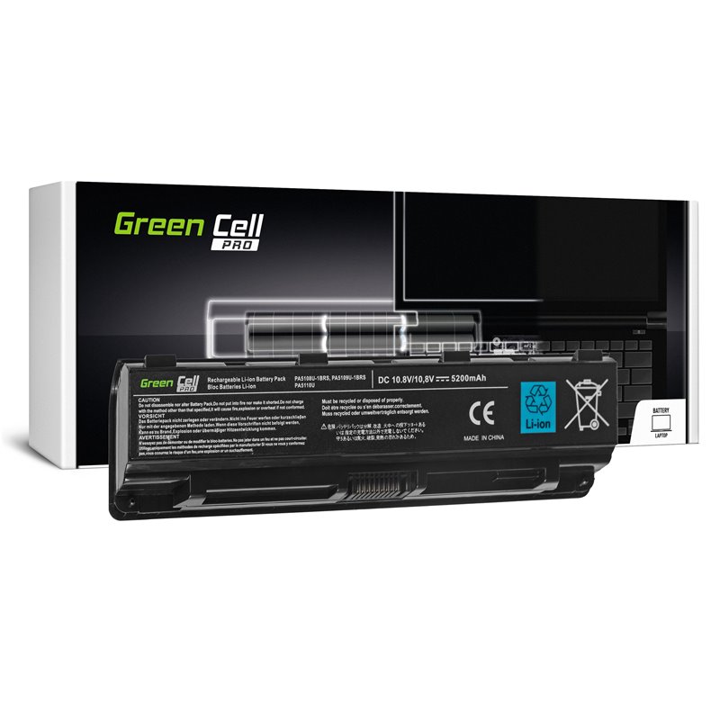 Green Cell Pro Laptop Battery for Toshiba Satellite C50 C50D C55 C55D C70 C75 L70 P70 P75 S70 S75 Green Cell Pro Laptop Battery for Toshiba Satellite C50 C50D C55 C55D C70 C75 L70 P70 P75 S70 S75