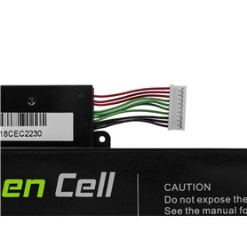 Green Cell Battery for Acer Aspire Timeline Ultra M3 M5 / 11,1V 4850mAh
