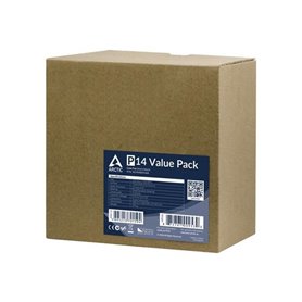 Arctic P14 PWM PST Value Pack 5 fans black