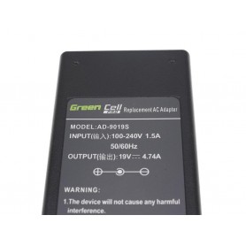 Green Cell PRO Charger / AC Adapter for Samsung NP-P50 NP-P60 NP-M70 Pro R510 R530 R540 R580 RV511 19V 4.74A