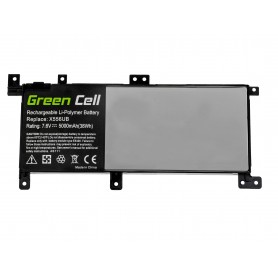 Green Cell Battery / 7,6V 5000mAh for Asus X556U X556UA X556UB X556UF X556UJ X556UQ X556UR X556UV