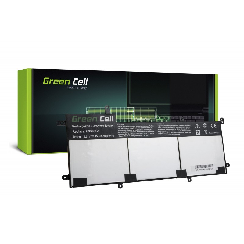 Green Cell Battery for Asus Zenbook UX305L UX305U / 11,31V 4500mAh Green Cell Battery for Asus Zenbook UX305L UX305U / 11,31V 4500mAh