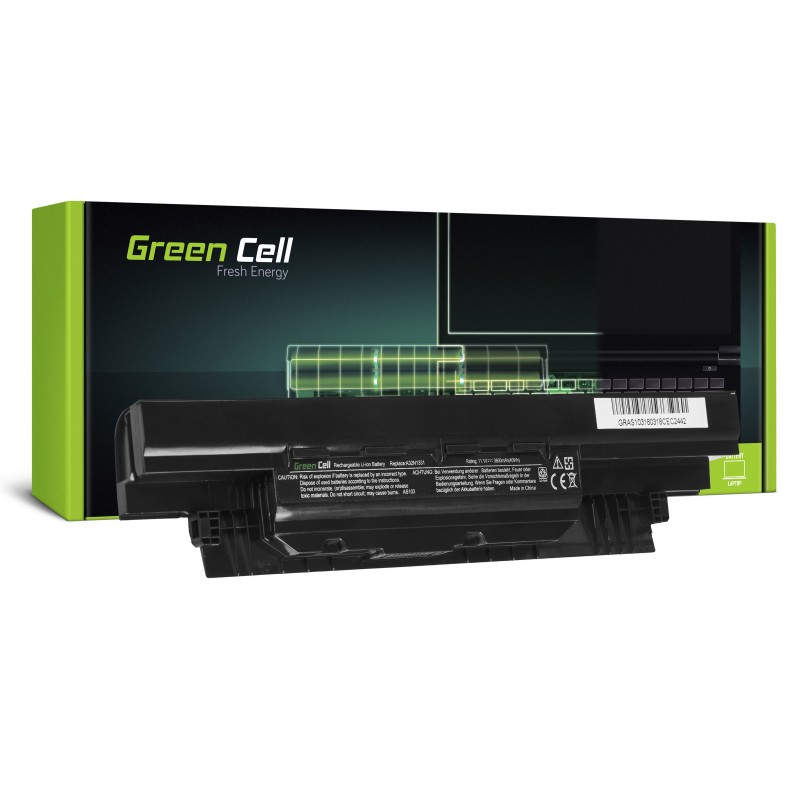 Green Cell Battery for AsusPRO PU551 A32N1331 / 11,1V 3600mAh Green Cell Battery for AsusPRO PU551 A32N1331 / 11,1V 3600mAh