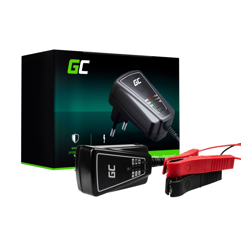 Green Cell Charger for accumulators 6V / 12V (1A) Green Cell Charger for accumulators 6V / 12V (1A)