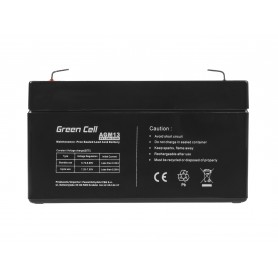 Green Cell AGM Battery 6V 1.3Ah