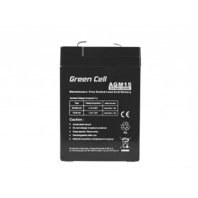 Green Cell AGM Battery 6V 4Ah