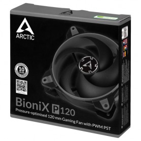 Arctic BioniX P120 PWM PST Fan 12cm  Grey