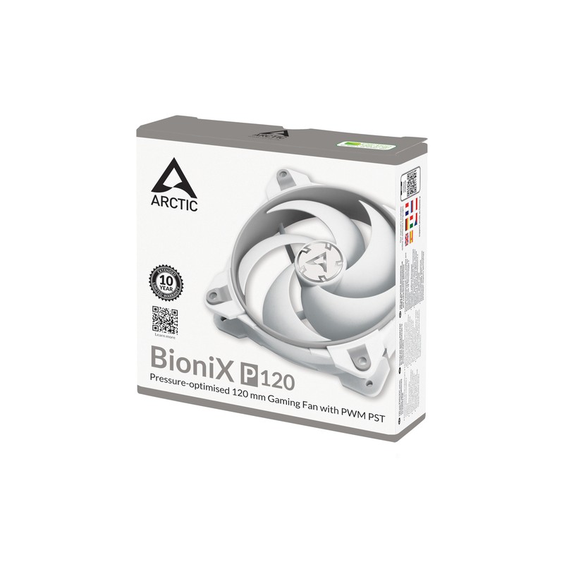 Arctic BioniX P120 Fan 12cm Grey/White