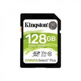 Kingston Canvas Select Plus - flash memory card - 128 GB - SDXC UHS-I