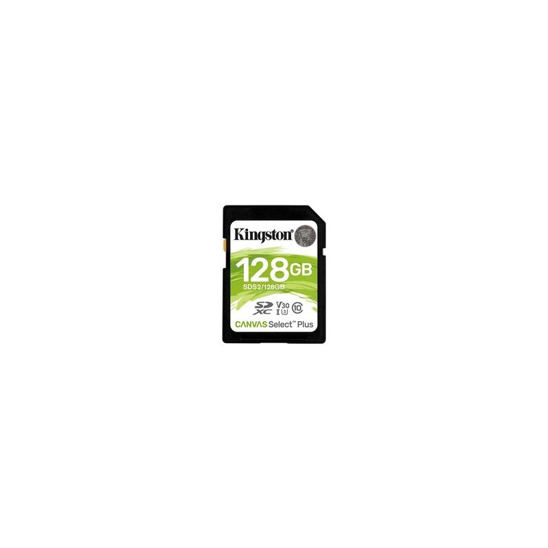 Kingston Canvas Select Plus - flash memory card - 128 GB - SDXC UHS-I