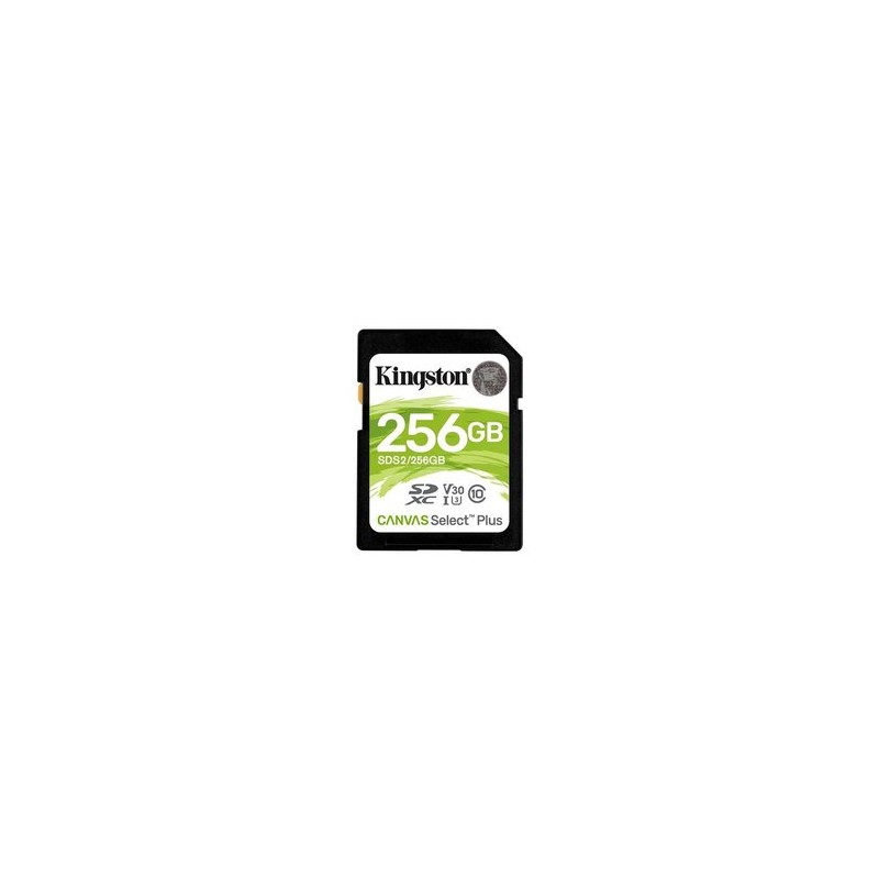 Kingston Canvas Select Plus - flash memory card - 256 GB - SDXC UHS-I