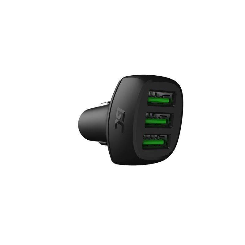 Green Cell In-Car Charger GC PowerRide 54W 3xUSB 18W with Ultra Charge technology