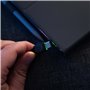 Cable Green Cell Ray USB Cable - USB-C 120cm with green LED backlight and support fast charging Ultra Charge, QC 3.0