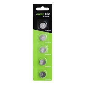 5x Lithium Green Cell CR1620 3V 70mAh Batteries