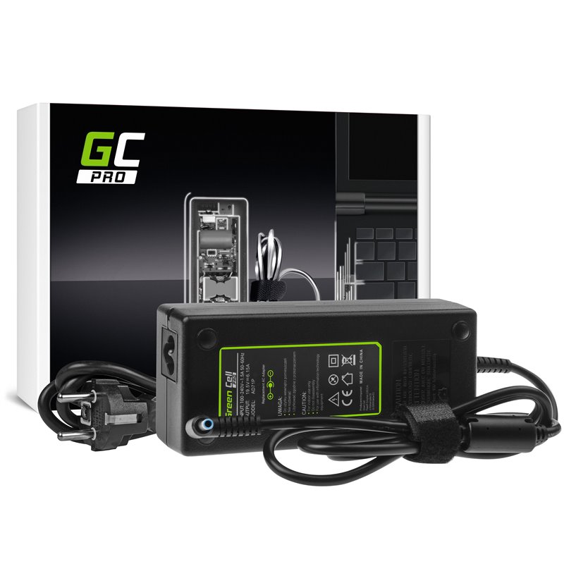 Green Cell PRO Charger AC Adapter for HP Omen 15-5000 17-W HP Envy 15-J 17-J 19.5V 6.15A 120W Green Cell PRO Charger AC Adapter for HP Omen 15-5000 17-W HP Envy 15-J 17-J 19.5V 6.15A 120W