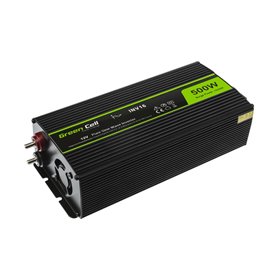 Green Cell ® Voltage Car Inverter 12V to 230V, 500W Full Sine Wave