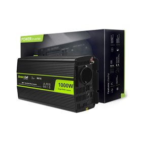 Green Cell ® Voltage Car Inverter 24V to 230V, 1000W Full Sine Wave