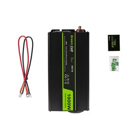 Green Cell ® Voltage Car Inverter 24V to 230V, 1000W Full Sine Wave