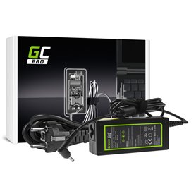 AC Adapter  Green Cell PRO 19V 3.42A 65W for Asus F553 F553M F553MA R540L R540S X540S X553 X553M X553MA ZenBook UX303L