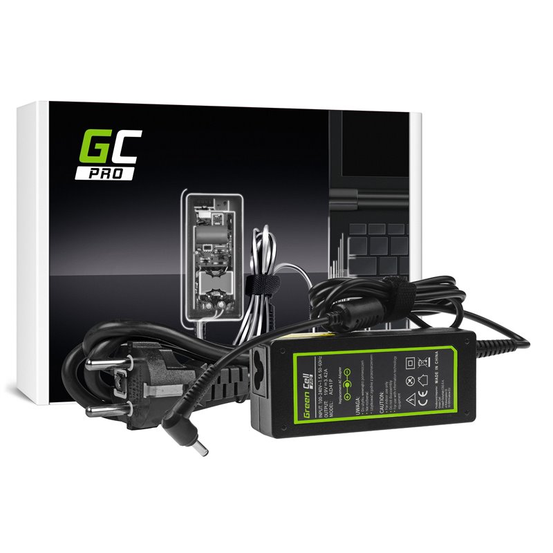 AC Adapter Green Cell PRO 19V 3.42A 65W for Asus F553 F553M F553MA R540L R540S X540S X553 X553M X553MA ZenBook UX303L AC Adapter Green Cell PRO 19V 3.42A 65W for Asus F553 F553M F553MA R540L R540S X540S X553 X553M X553MA ZenBook UX303L