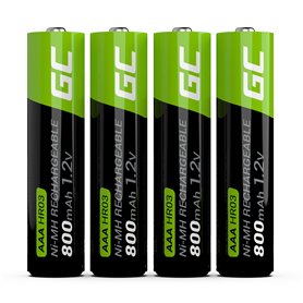 Green Cell 4x Akumulator AAA HR03 800mAh