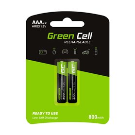 Green Cell 2x Akumulator AAA HR03 800mAh