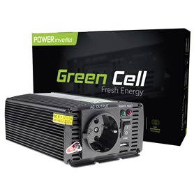 Green Cell ® Voltage Car Inverter 12V to 230V, 300W / 600W