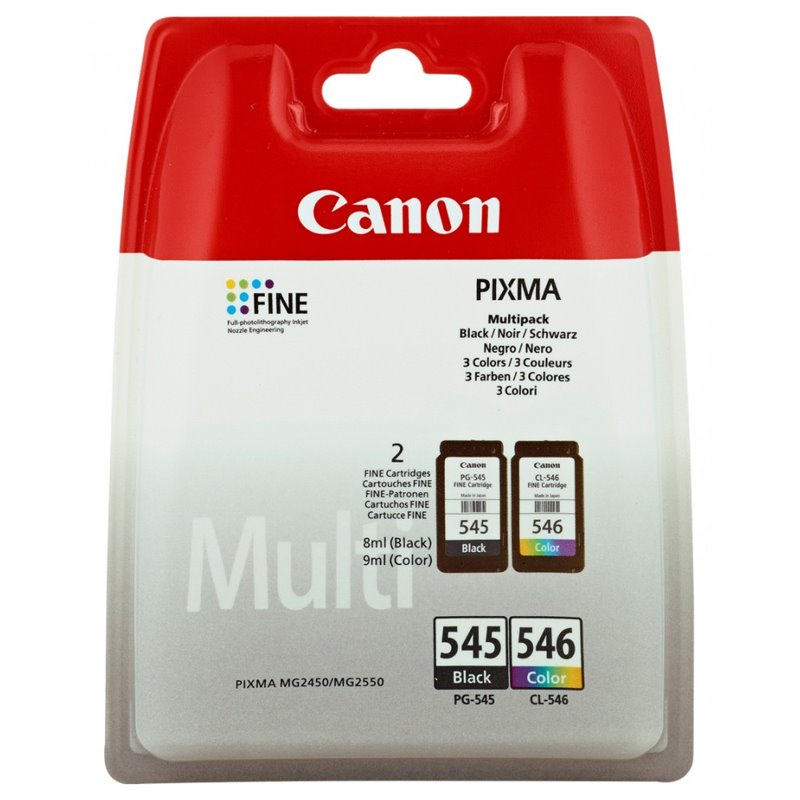 Canon PG-545/CL-546 multi-pack Black, Yellow