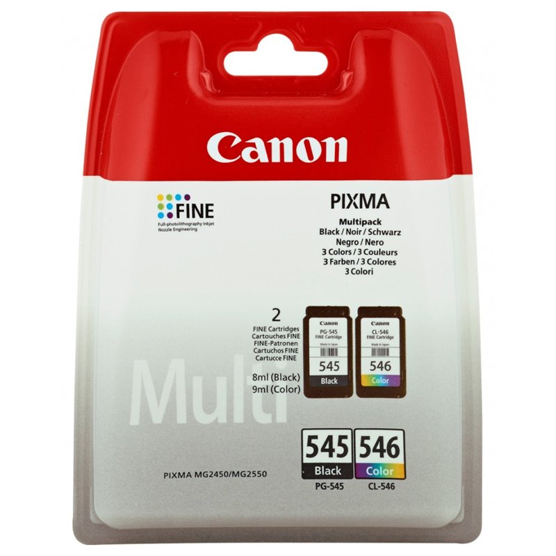 Canon PG-545/CL-546 multi-pack Black, Yellow