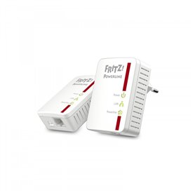 AVM FRITZ!powerline 510E set - DE 500 Mbit/s - 128-bit AES, 2 W - white