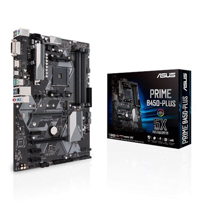 ASUS PRIME B450-PLUS - motherboard - ATX