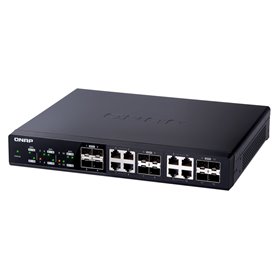 QNAP QSW-1208-8C - switch - 12 ports - unmanaged - rack-mountable