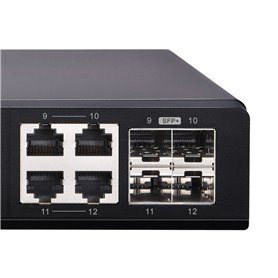 QNAP QSW-1208-8C - switch - 12 ports - unmanaged - rack-mountable