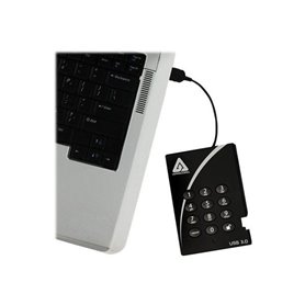 Apricorn Aegis Padlock 3.0 A25-3PL256-2000 - hard drive - 2 TB - USB 3.0