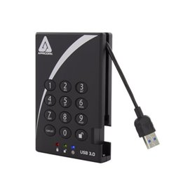 Apricorn Aegis Padlock 3.0 A25-3PL256-2000 - hard drive - 2 TB - USB 3.0