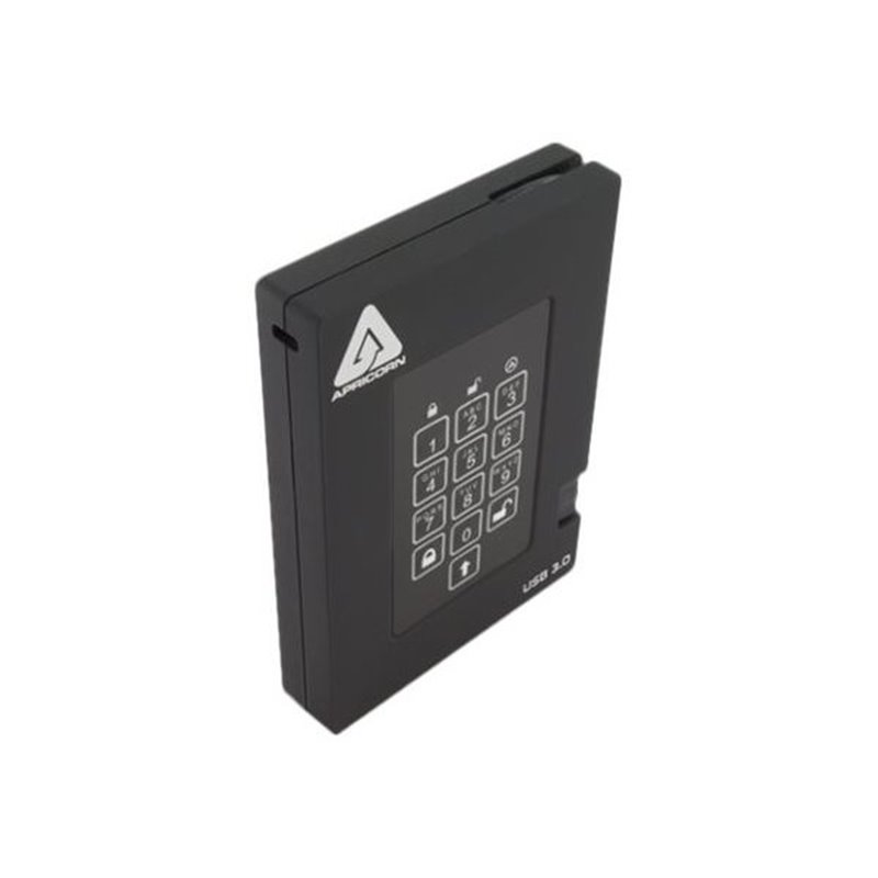 Apricorn Aegis Padlock Fortress A25-3PL256-S2000F - solid state drive - 2 TB - USB 3.0