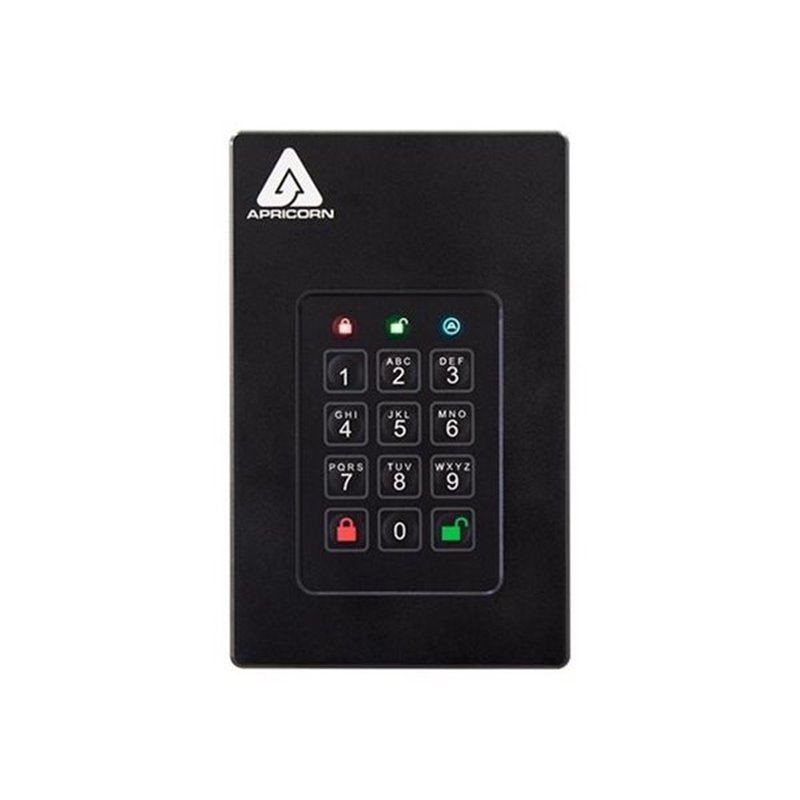 Apricorn Aegis Fortress L3 - hard drive - 5 TB - USB 3.1 Apricorn Aegis Fortress L3 - hard drive - 5 TB - USB 3.1
