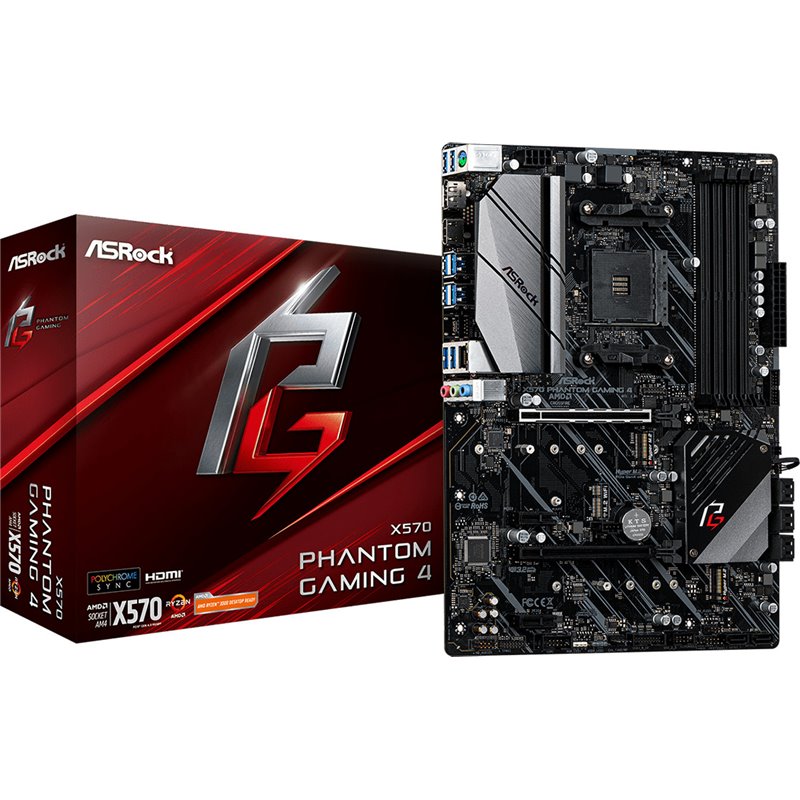 ASRock X570 Phantom Gaming 4 - motherboard - ATX