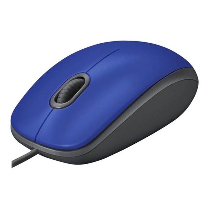 Logitech M110 Silent - mouse - USB - blue