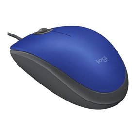 Logitech M110 Silent - mouse - USB - blue