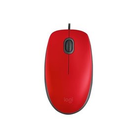 Logitech M110 Silent - mouse - USB - red