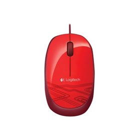 Logitech M105 - mouse - USB - red