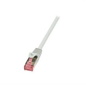 LogiLink PrimeLine - patch cable - 50 cm - grey CAT6