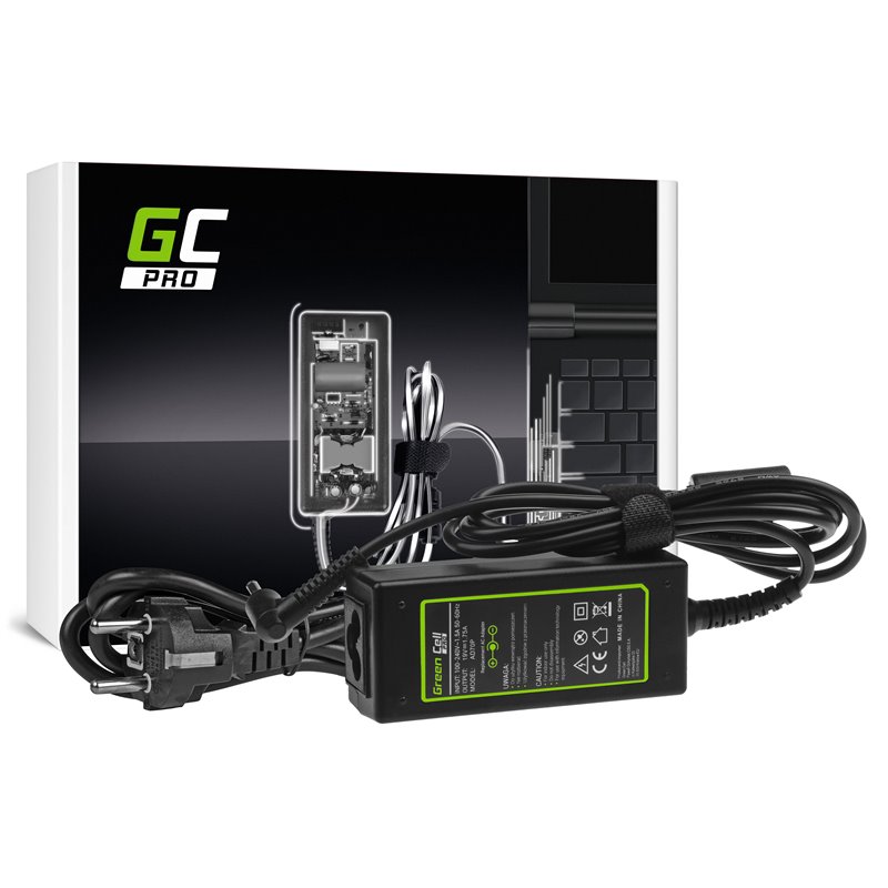 Green Cell PRO Charger AC Adapter for Asus X201E Vivobook F200CA F200MA F201E Q200E S200E X200CA X200M X200MA 19V 1.75A 33W Green Cell PRO Charger AC Adapter for Asus X201E Vivobook F200CA F200MA F201E Q200E S200E X200CA X200M X200MA 19V 1.75A 33W